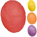 Trixie Dog Disc Frisbee Natural Rubber Orange 22cm