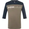 Super.natural Contrast 3/4-ermet T-skjorte