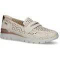 Pikolinos for woman. W4R-6518C1 Cantabria leather moccasins W4R white, beige (39), Flat, None, Casual
