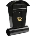 VOREL LETTERBOX 480x280x80mm SORT