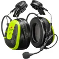 3M Peltor PELTOR WS ALERT X-headset, MRX21P3E4WS6, hjelmmonteret, kompatibel med mobilapp, klar gul farve