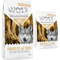 Wolf of Wilderness Økonomipakke: 2 x 12 kg Wolf of Wilderness Tørrfôr - Soft - Gnarled Oaks -Frittgående kylling & kanin