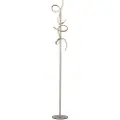 Paul Neuhaus Design gulvlampe messing inkl. LED og dimmer - Krisscross