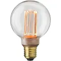 Globen Lighting Globen LightingLyskilde E27 Laser LED Filament Globe 80 mm Klar 3,5WTransparentLyspærer & glødepærerFra Homeroom