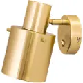Globen Lighting Globen LightingVegglampe Clark 1 Børstet MessingMessingVegglamperFra Homeroom