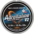 Savage Gear SG HD4 Adrenaline V2 120m 0.13mm 17lbs 7.8kg Grey