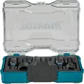 Makita Impact Black - Impact socket bit set - 6 deler - sekspunkters - 6 mm, 7 mm, 8 mm, 10 mm, 12 mm, 13 mm - heksagonal - lengde: 50 mm