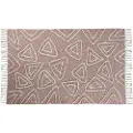 Home Decor Terrakotta Hvit Urban Fringes Teppe 120x180x1 Cm