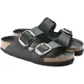 Birkenstock for woman. 1011075 Sandals Arizona Big Buckle Natural black (37), Leather, Flat, 1 to 3 cm, None, Casual