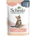 Schesir Økonomipakke med Schesir Cat Jelly Pouch 24 x 85 g - Kyllingfilet for kattunger