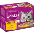 Whiskas Megapack Whiskas Senior porsjonsposer 24 x 85 gram – 11+ fjærfeutvalg i aspik