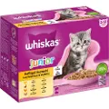 Whiskas Megapakke Whiskas Junior 96 x 85 g Porsjonsposer - Fjærkreutvalg i gelè