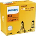 Philips Vision 12342PRC2 Bedre sikt, 60 W, 12 V, H4, Halogen, 2 stykker