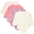 Pippi Ao-printed 4 Pack Langarmet Body