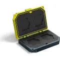 Angelbird Technologies Technologies Media Tank, 4 kort, SD, Aluminium, Sort, Gult, Støvresistent, Sjokkresistent, 95 mm