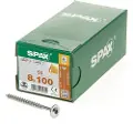 Spax 251010801005 R 88193 m.Spitze/T-STAR Træskrue 8 mm 100 mm Torx, Invendig sekskant Stål Galvaniseret 50 stk