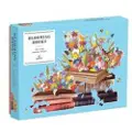 Galison Blooming Books 750 Piece Shaped Puzzle
