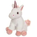 Teddykompaniet Enhjørning hvit kosedyr 25 cm