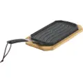Cozze vendbar støbejernspande med bordskåner 165 x 330 mm