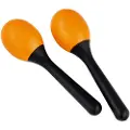 Nino Percussion by Meinl 6" Egg Maracas Pair Orange