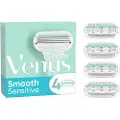 Gillette Venus Smooth Sensitive Charger, 4 refiller