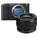 Sony a ZV-E1L - Digitalkamera - speilløst - 12.1 MP - Full Frame - 4K / 59.94 fps - 2.1optisk x-zoom FE 28-60mm f/4-5,6 objektiv - NFC, Wi-Fi, Bluetooth - svart