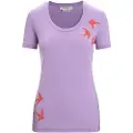 Icebreaker Tech Lite Ii Scoop Shapes Merino Kortarmet T-skjorte
