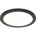 QAZQA Moderne taklampe sort 30 cm inkl. LED IP44 - Steve