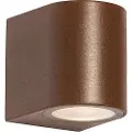 QAZQA Moderne utendørs vegglampe rustbrun plast oval - Baleno