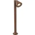 QAZQA Moderne utendørs stolpe rustbrun 60 cm IP44 justerbar - Ciara