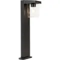 QAZQA Moderne utendørs gulvlampe sort 60 cm IP54 - Chimay