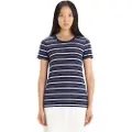 Icebreaker Merino 125 Cool Lite Wave Stripe Kortarmet T-skjorte