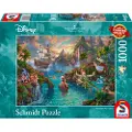 Adlibris Disney Peter Pan Thomas Kinkade Puslespill 1000 brikker Schmidt