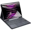 DUX iPad Air 13 2024/2025/iPad Pro 12.9 (2022) Dux Ducis Deksel med Bluetooth-tastatur - Svart