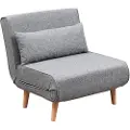 Atelier Del Sofa Hanah HomeSovesofa 1-seter Folde SingleGråSovesofaerFra Homeroom