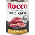 Rocco Classic Trio di Carne – 6 x 400 g - Okse, lam og fjærkre