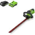 Greenworks Greenworks, G40HT61, Hækkeklipper, 40V,m/2Ah batteri og lader