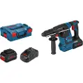 Bosch GBH 18V-26 F Professional - Roterende hammer - trådløs - SDS-plus - 2.6 joule - 2 batterier - 18 V