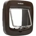 Petsafe Microchip katteluke - Petsafe katteluke brun