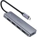 UGREEN - Hub - 4 x SuperSpeed USB 3.0 - stasjonær
