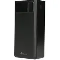 Extralink EPB-114 - Strømbank - USB-C - 50000 mAh - 10 watt - 2.1 A - 4 utgangskontakter (2 x USB, 2 x 9-stifts USB-type A) - svart