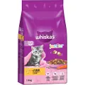 Whiskas Økonomipakke: 2 poser til gunstig sparepris - Junior kylling (2 x 1,9 kg)
