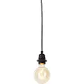 QAZQA Moderne pendellampe svart dimmbar - Cava Luxe 1