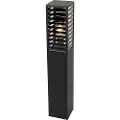 QAZQA Moderne utendørs gulvlampe svart 80 cm IP44 - Reims