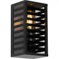 QAZQA Moderne utendørs vegglampe svart 26 cm IP44 - Reims