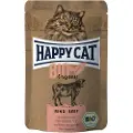 Happy Cat økologisk Pose 6 x 85 g - økologisk Okse