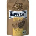 Happy Cat økologisk Pose 6 x 85 g - økologisk Kylling & økologisk Kalkun