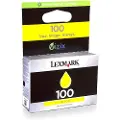 Lexmark 100 Blekkpatron gul, 200 sider
