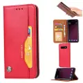 Mtp Products Card Set Series Samsung Galaxy S10e Lommebok-deksel - Rød