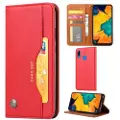Mtp Products Kortsett-serien Samsung Galaxy A20e Lommebok-deksel - Rød
